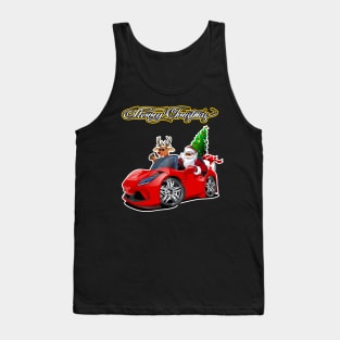 Christmas Greeting Card Tank Top